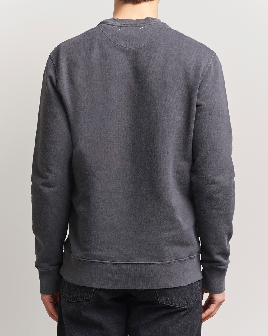 Herre | Gensere | Golden Goose | Distressed Logo Sweatshirt Anthracite