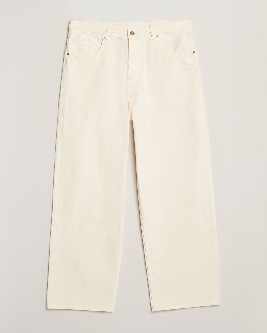 Herre | Jeans | Drôle de Monsieur | Wide Fit Jeans Off White