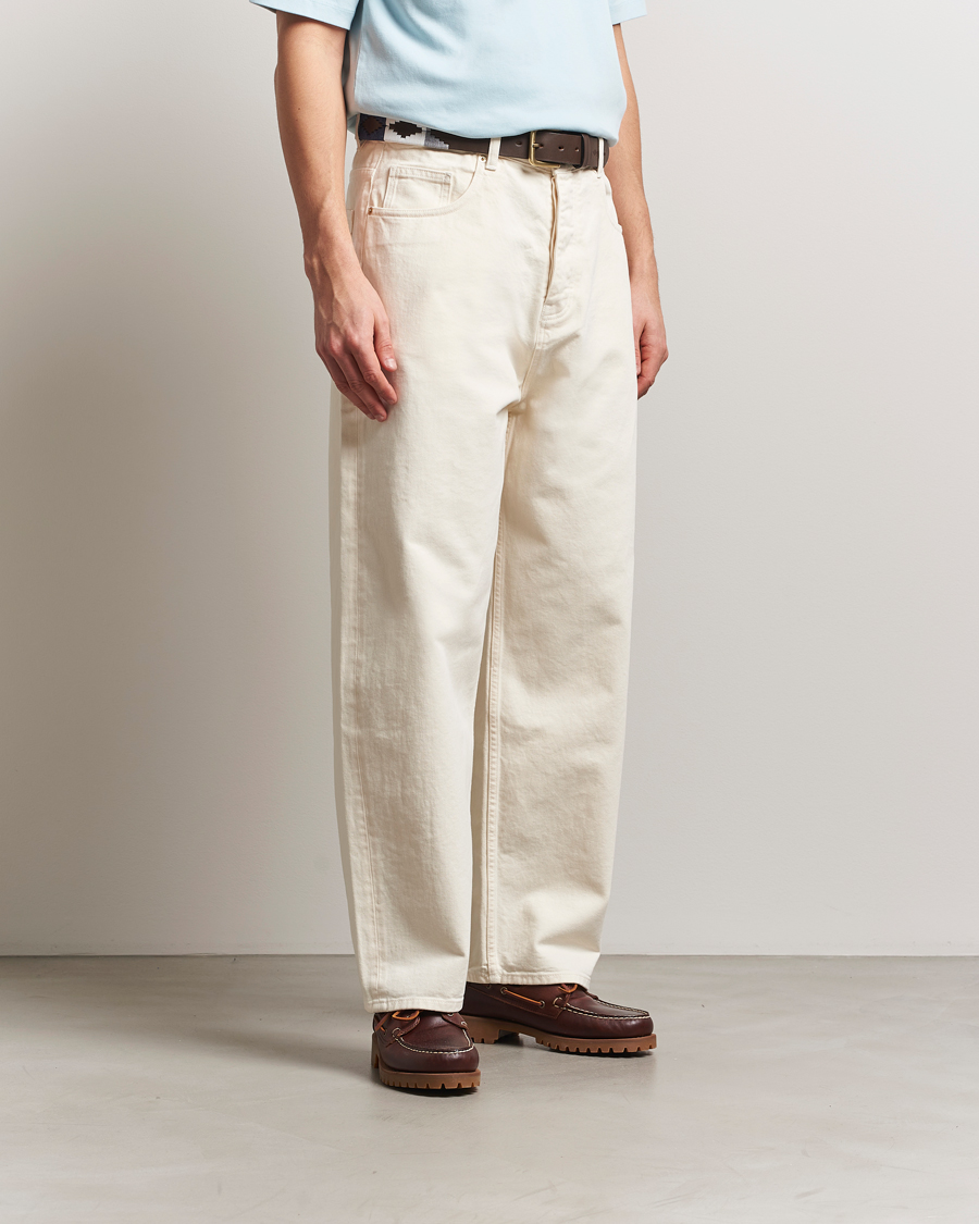 Herre | Jeans | Drôle de Monsieur | Wide Fit Jeans Off White