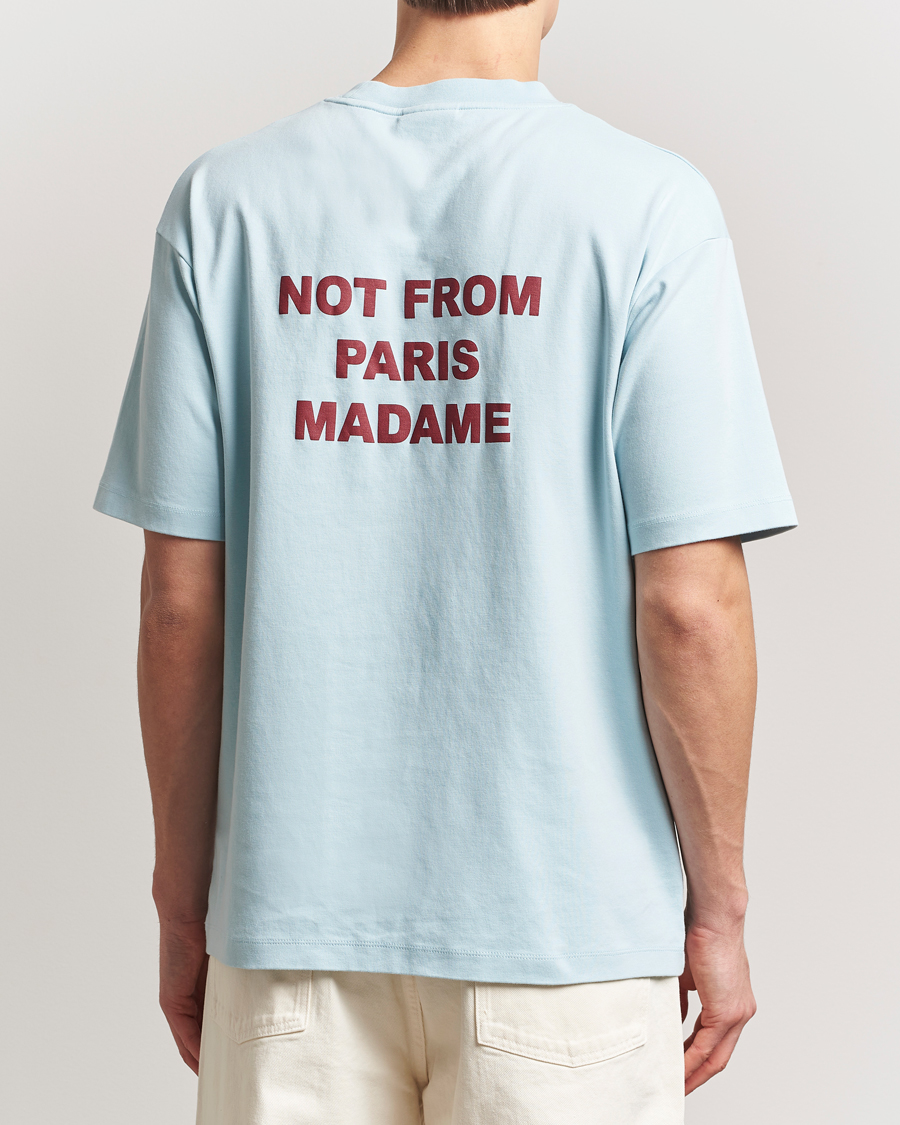 Herre | T-Shirts | Drôle de Monsieur | Slogan T-Shirt Light Blue