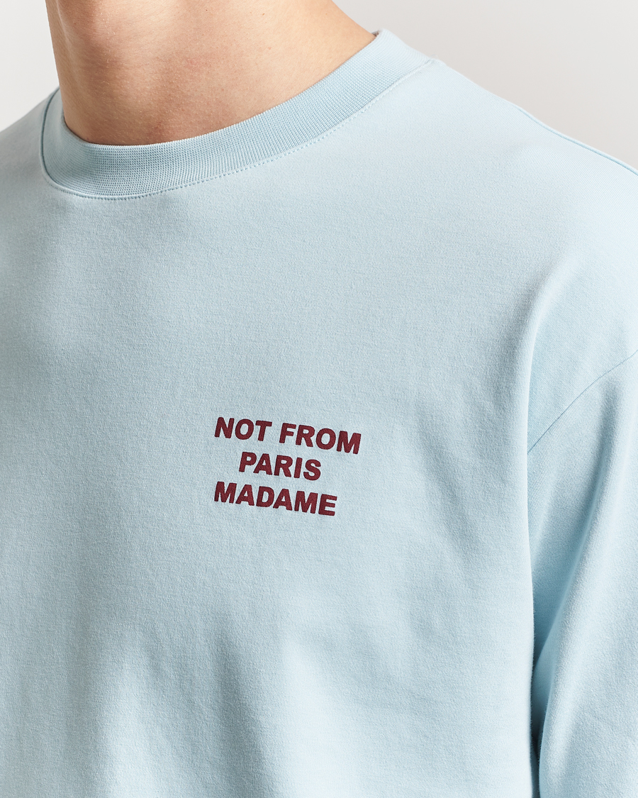 Herre | T-Shirts | Drôle de Monsieur | Slogan T-Shirt Light Blue