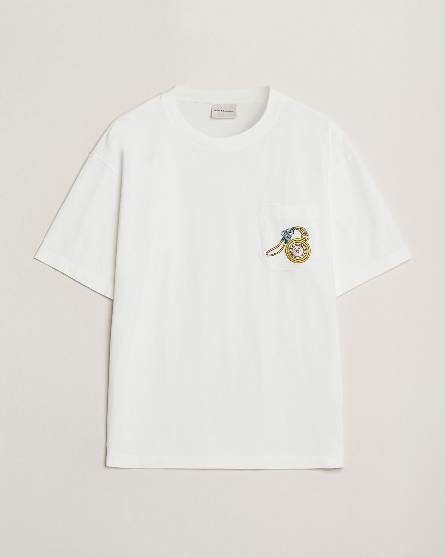 Herre | T-Shirts | Drôle de Monsieur | Gousset T-Shirt Off White