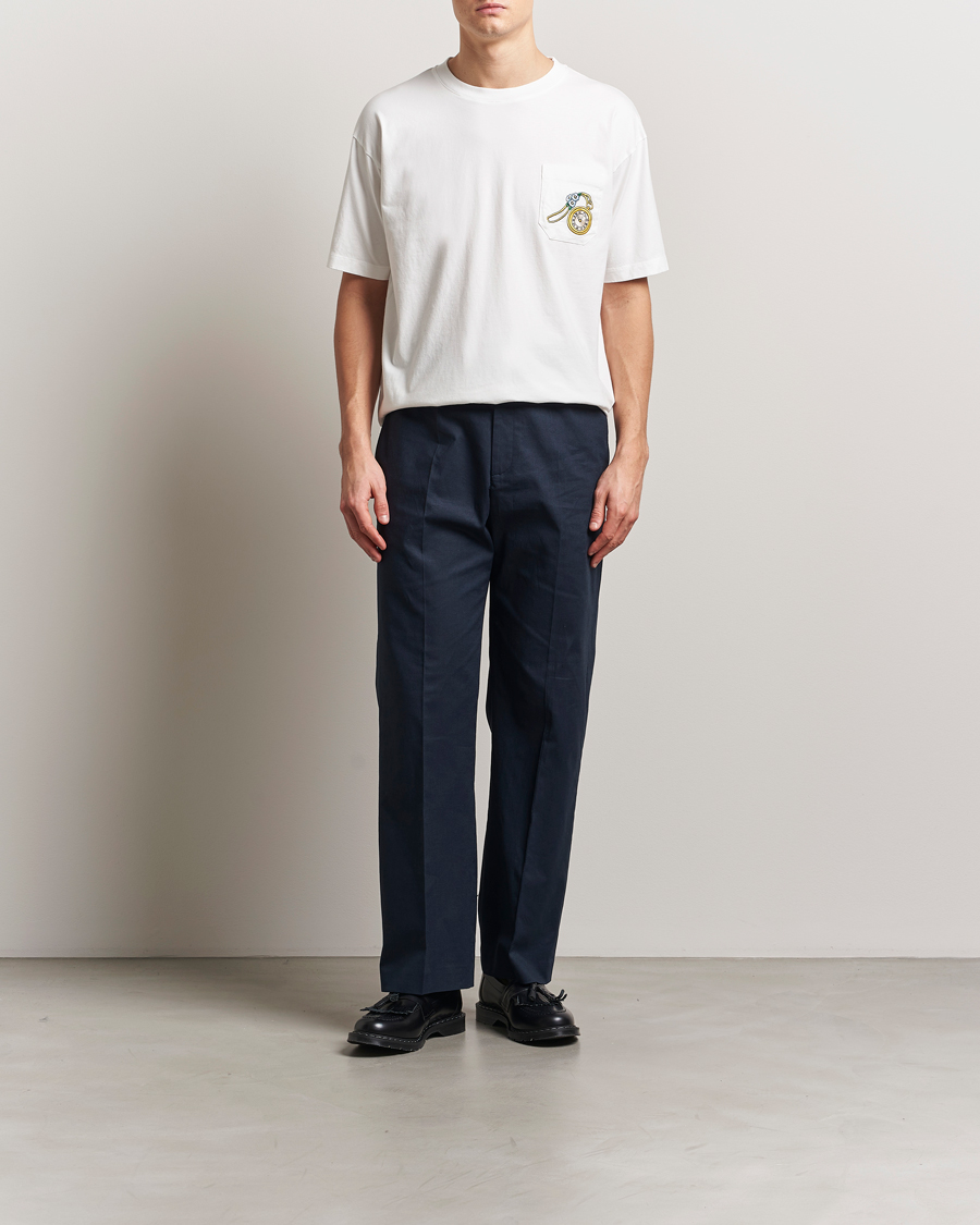 Herre | T-Shirts | Drôle de Monsieur | Gousset T-Shirt Off White