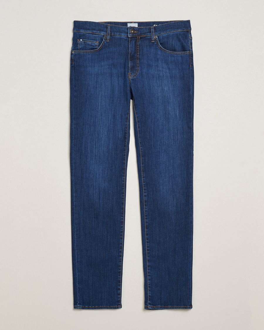 Herre | Jeans | Brax | Chuck Hi-Flex Denim Dark Used