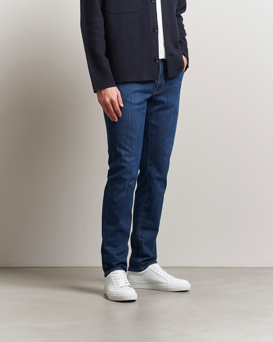 Herre | Jeans | Brax | Chuck Hi-Flex Denim Dark Used