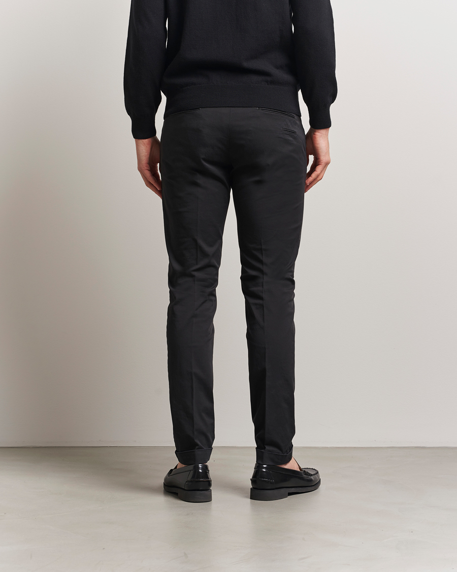Herre | Bukser | Briglia 1949 | Slim Fit Cotton Chinos Black