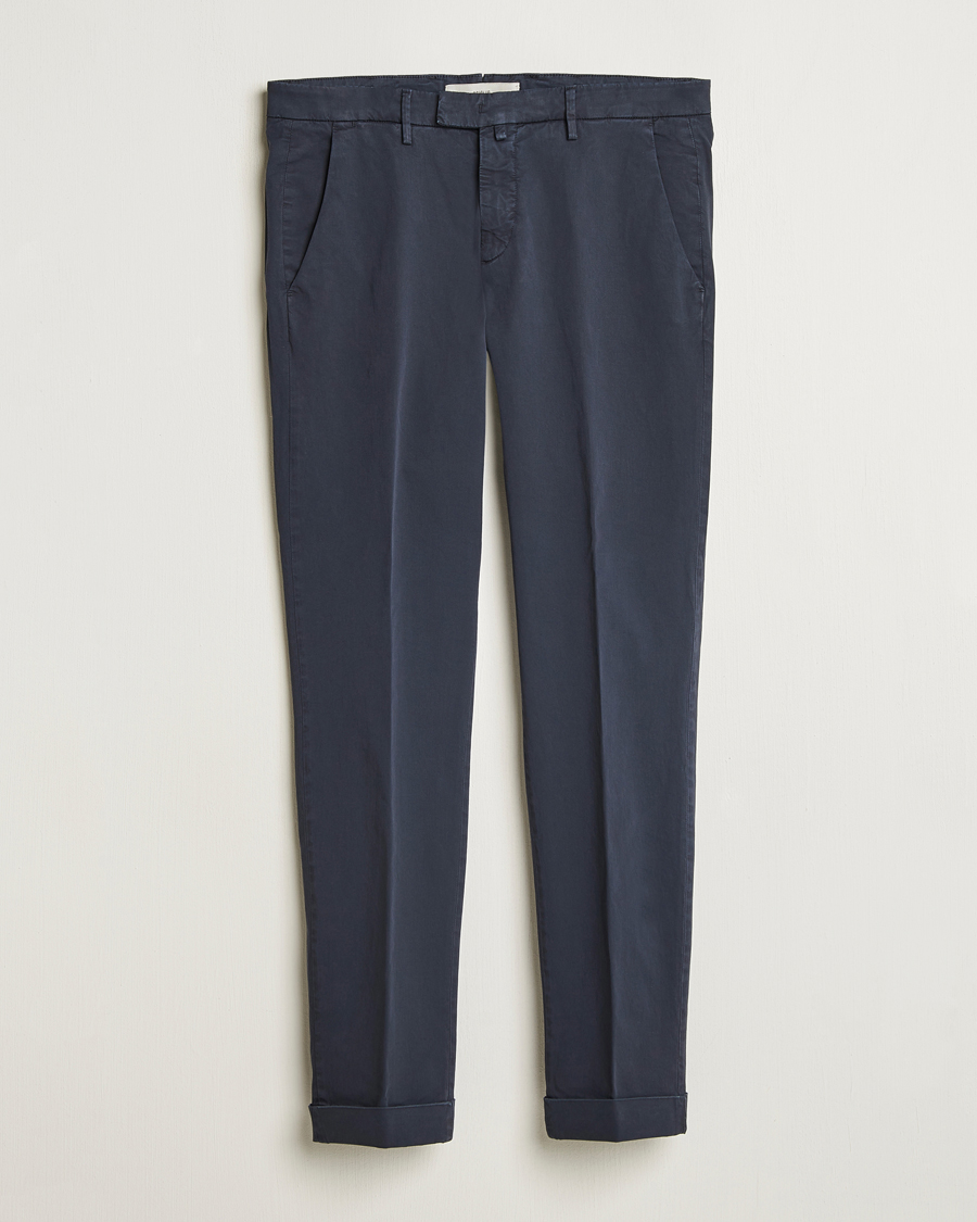 Herre | Bukser | Briglia 1949 | Slim Fit Cotton Chinos Navy