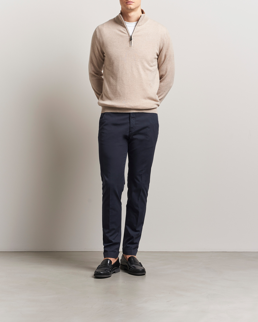 Herre | Bukser | Briglia 1949 | Slim Fit Cotton Chinos Navy