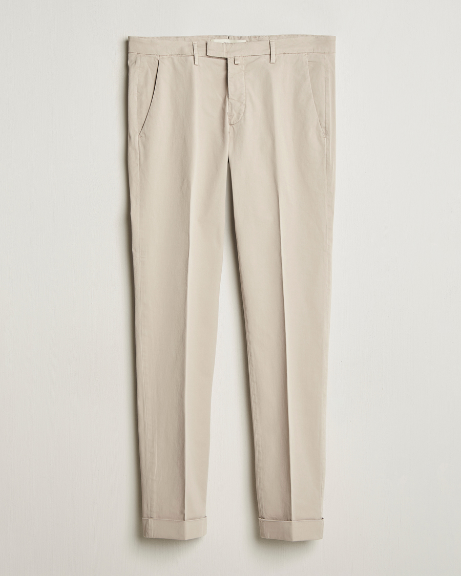 Herre | Bukser | Briglia 1949 | Slim Fit Cotton Chinos Beige