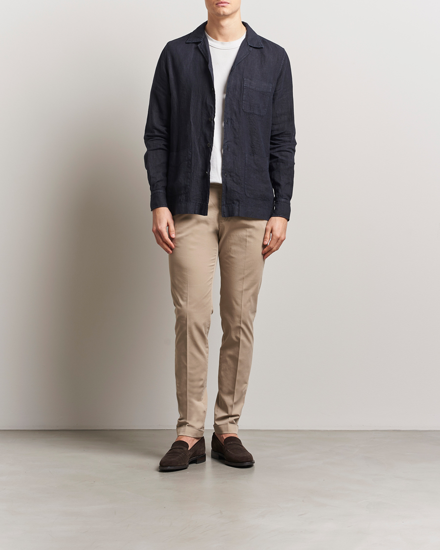 Herre | Bukser | Briglia 1949 | Slim Fit Cotton Chinos Taupe