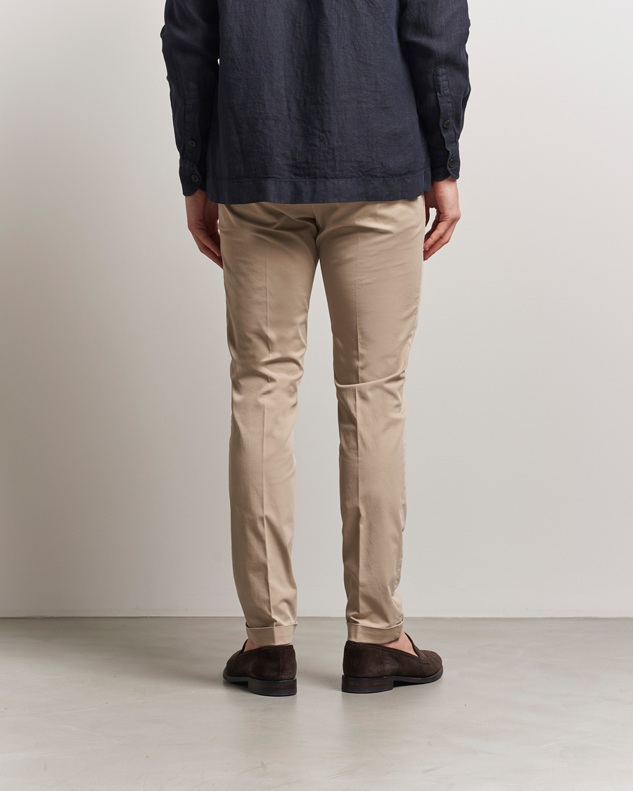 Herre | Bukser | Briglia 1949 | Slim Fit Cotton Chinos Taupe