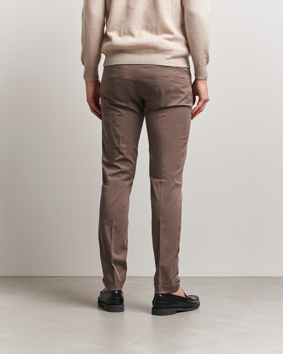 Herre | Bukser | Briglia 1949 | Slim Fit Cotton Chinos Brown