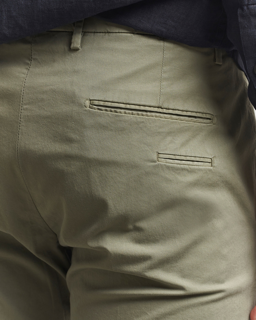 Herre | Bukser | Briglia 1949 | Slim Fit Cotton Chinos Olive