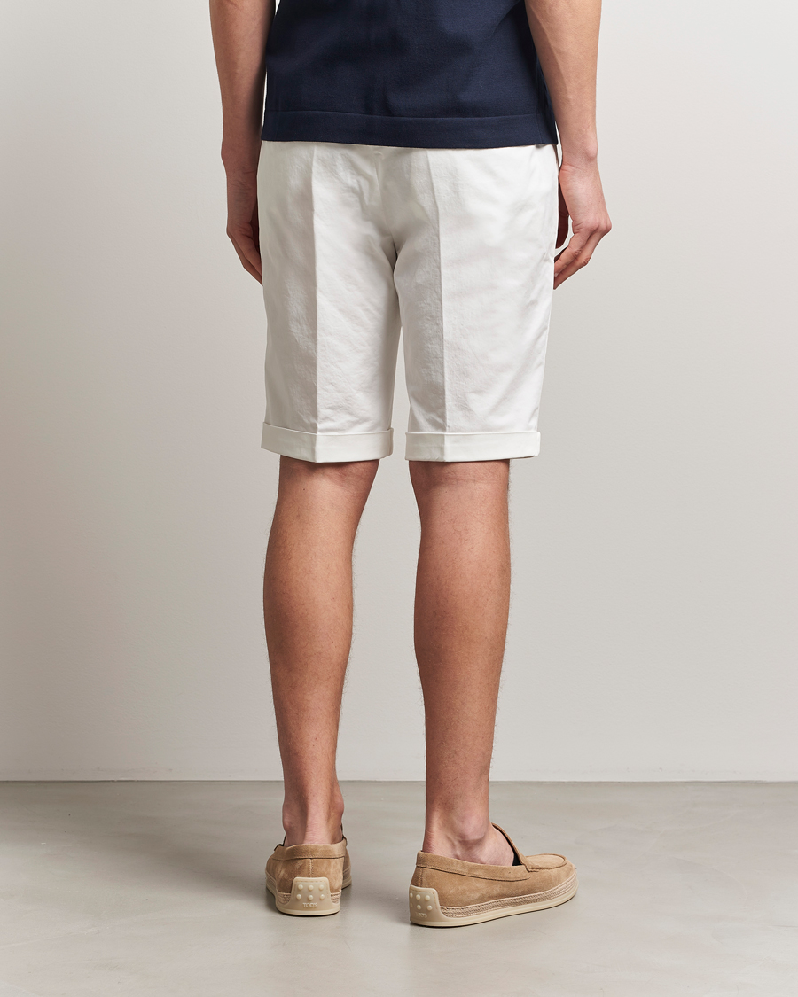 Herre | Shorts | Briglia 1949 | Pleated Cotton Shorts White
