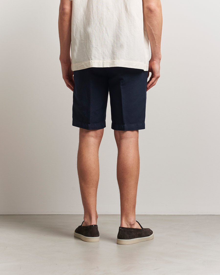 Herre | Shorts | Briglia 1949 | Linen/Cotton Drawstring Shorts Navy