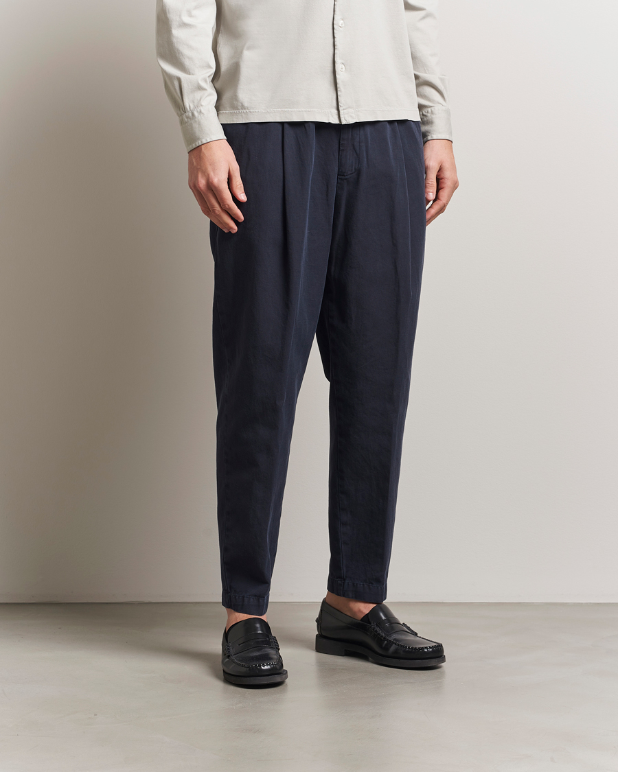 Herre | Bukser | Briglia 1949 | Cotton/Linen Drawstring Pants Navy
