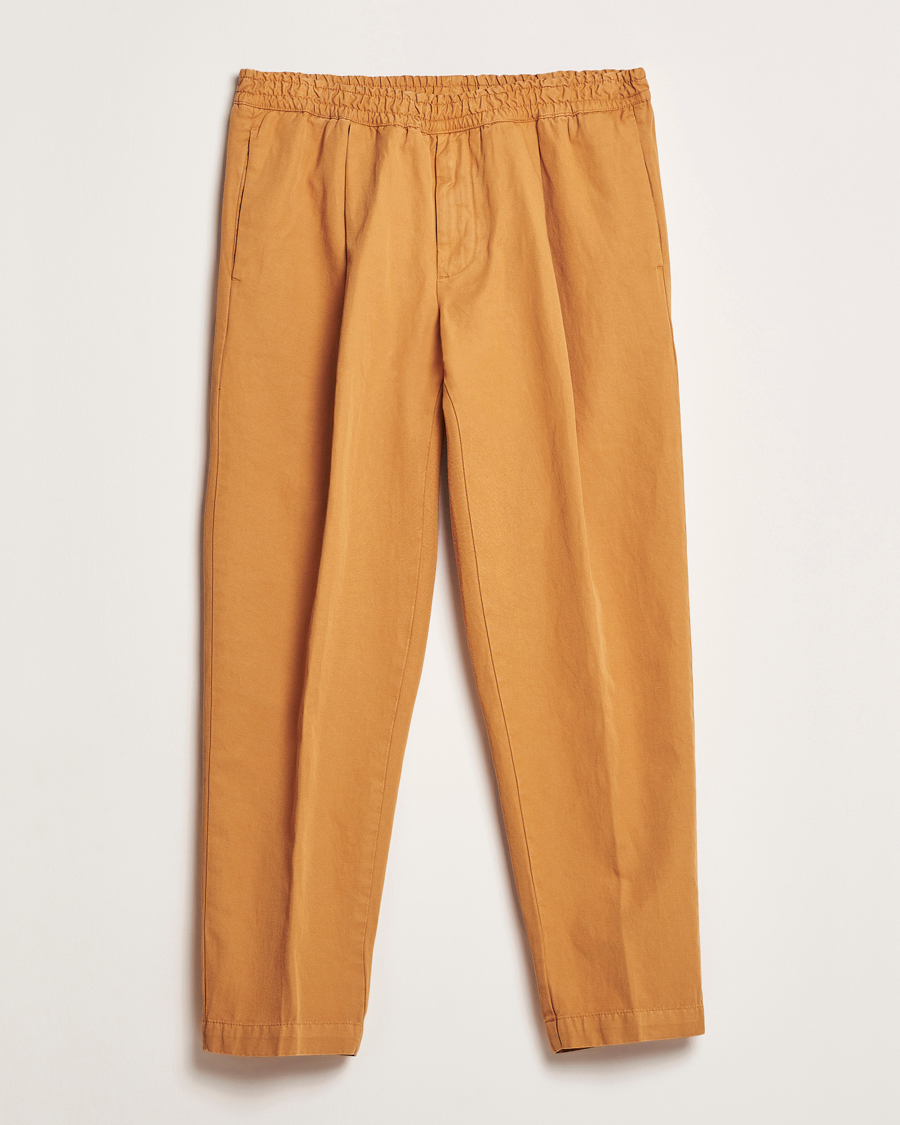Herre | Bukser | Briglia 1949 | Cotton/Linen Drawstring Pants Rust