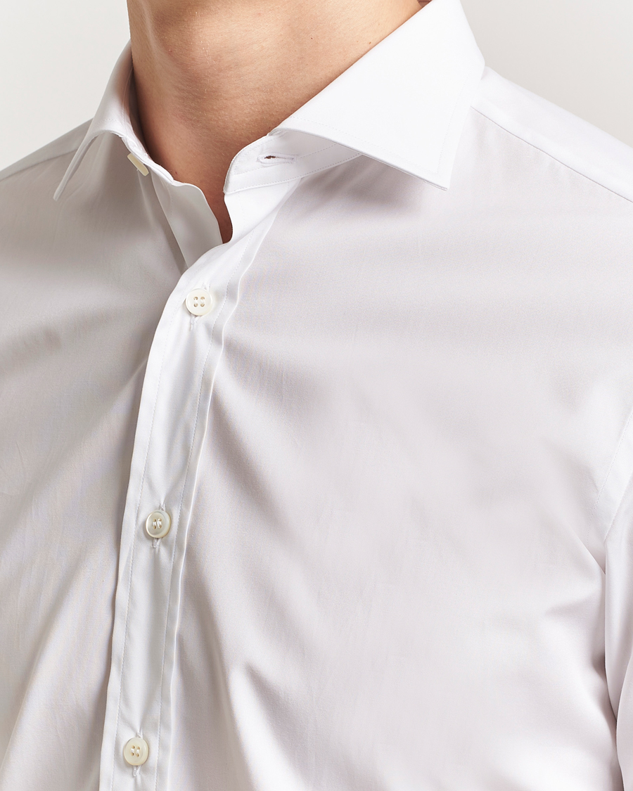 Herre | Skjorter | Brioni | Slim Fit Dress Shirt White