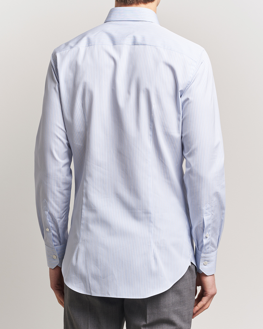 Herre | Skjorter | Brioni | Slim Fit Dress Shirt Blue Stripes