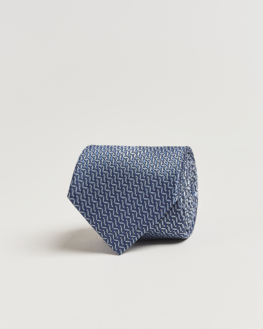 Herre | Slips | Brioni | Degrade Silk Tie Light Blue