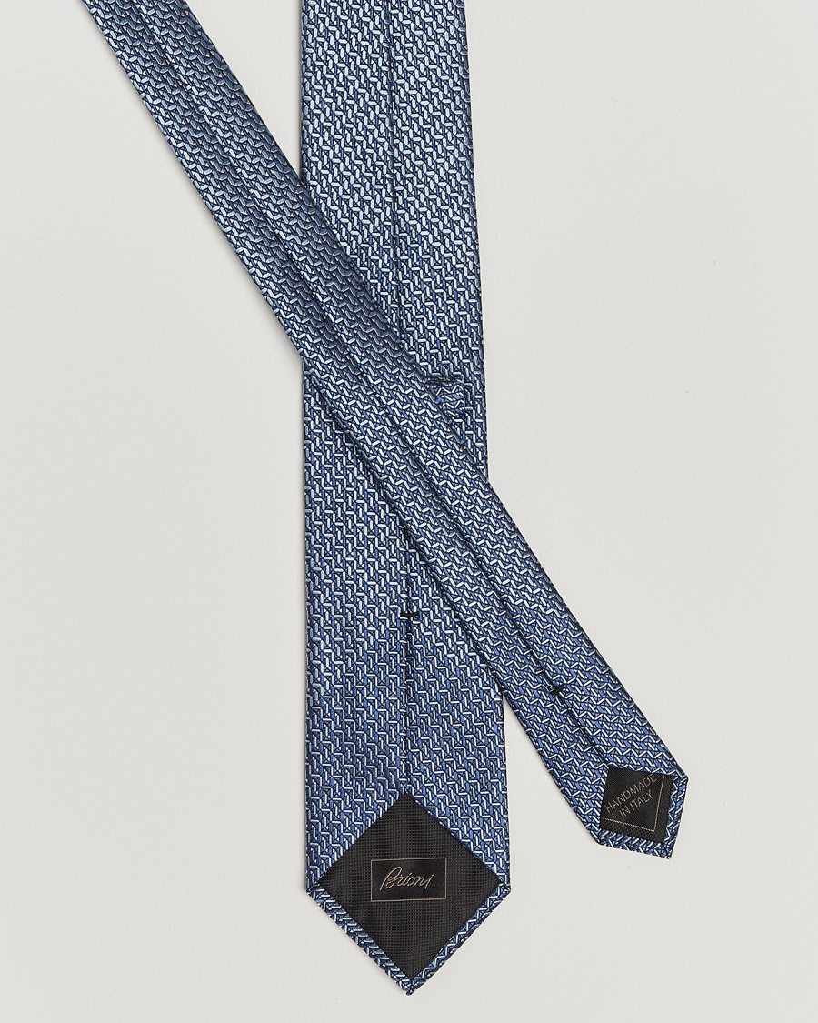 Herre | Slips | Brioni | Degrade Silk Tie Light Blue