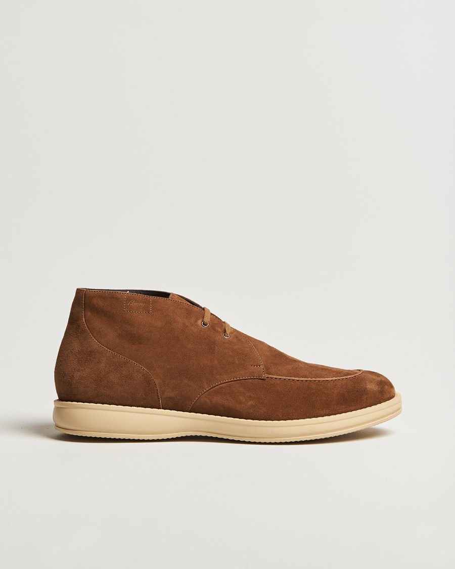 Herre | Støvler | Brioni | Journey Desert Boot Brown Suede