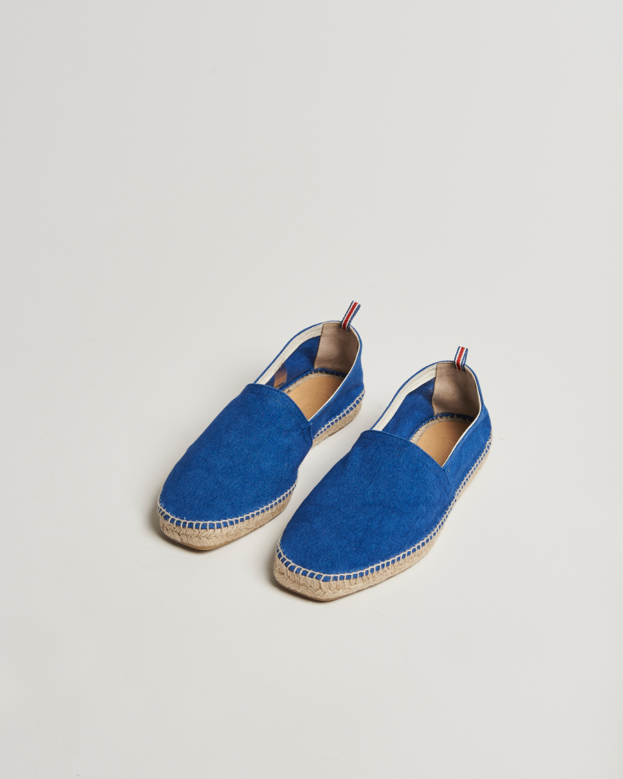 Herre | Espadrillos | Castañer | Pablo Washed Canvas Espadrilles Ocean