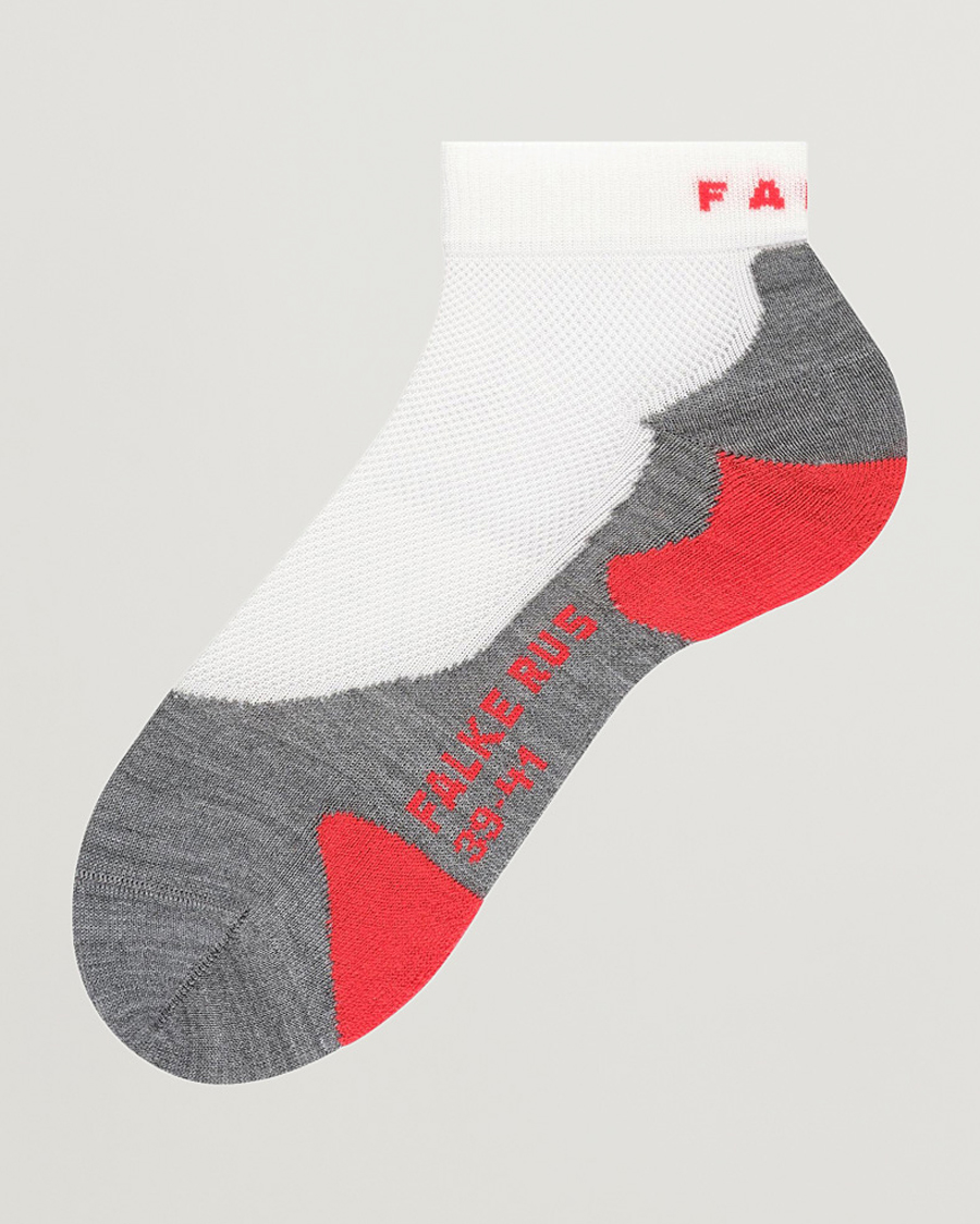 Herre | Undertøy | Falke Sport | RU5 Race Short Socks White Mix