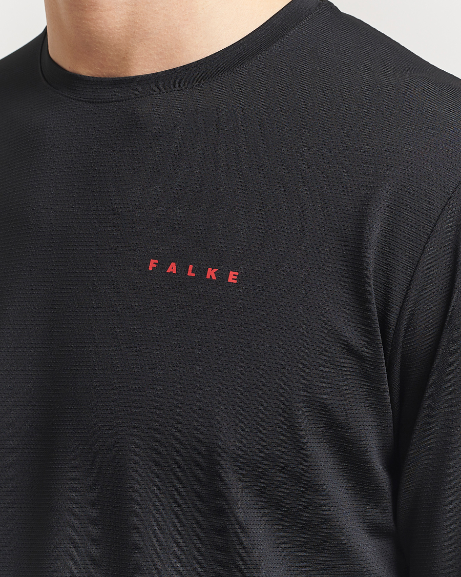 Herre | T-Shirts | Falke Sport | Perform Better Longsleeve T-Shirt Black