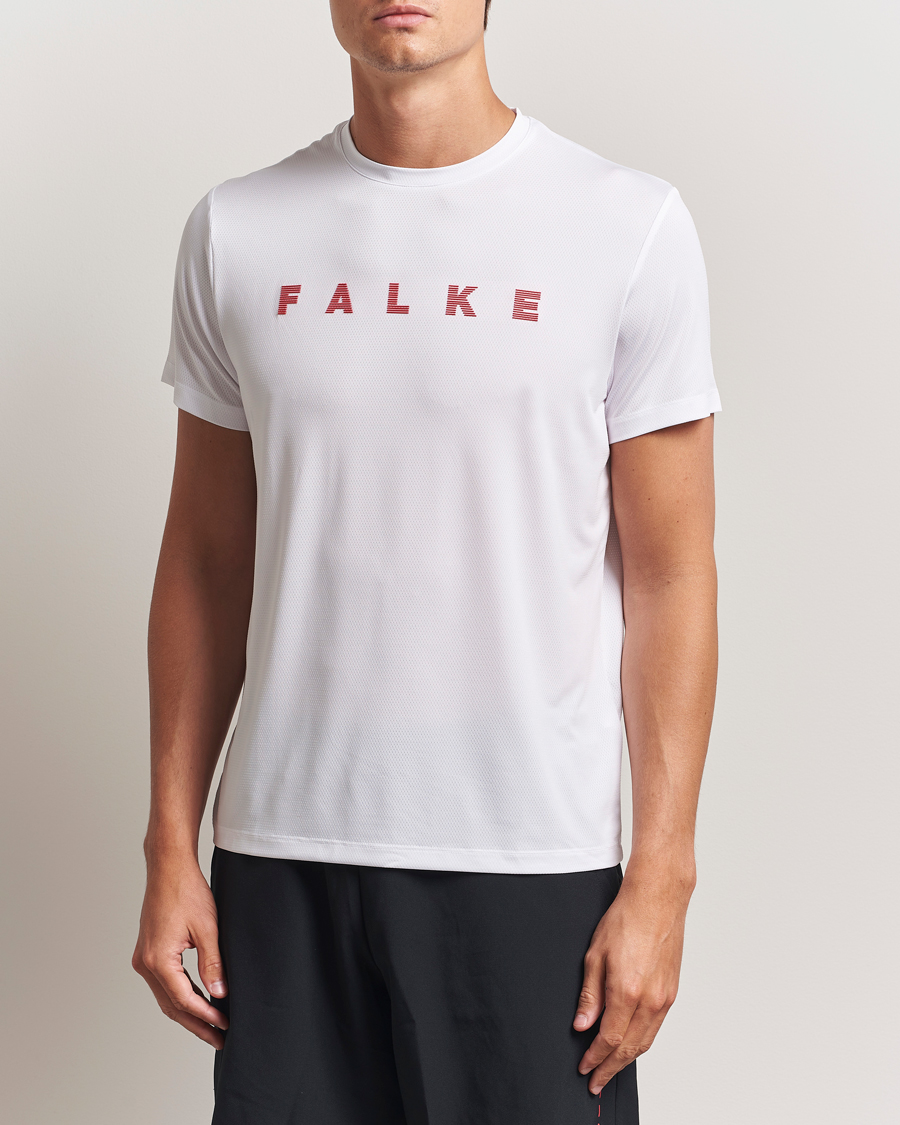Herre | T-Shirts | Falke Sport | Training T-Shirt White