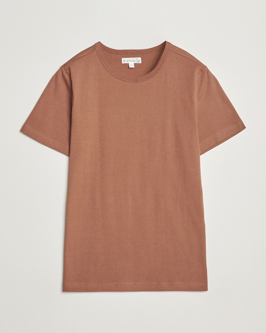 Herre | T-Shirts | Merz b. Schwanen | 1950s Classic Loopwheeled Nut