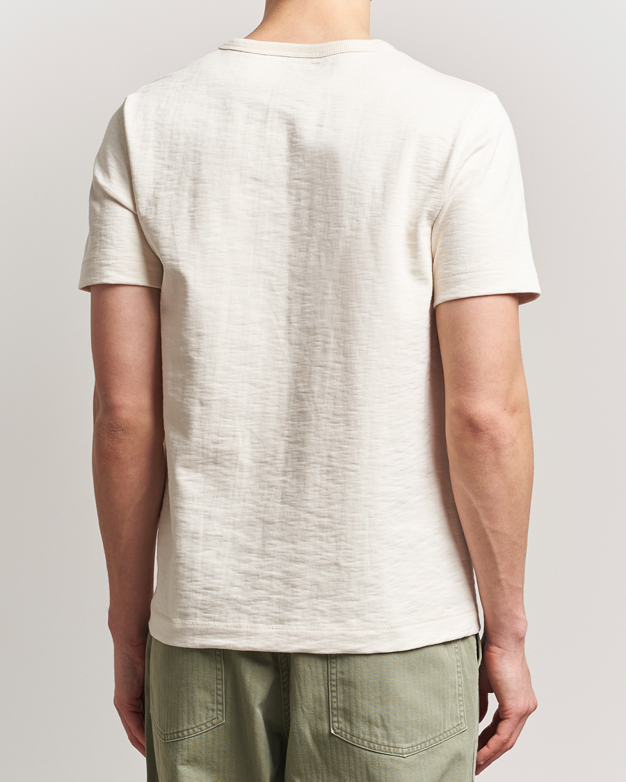 Herre | T-Shirts | Merz b. Schwanen | Relaxed Fit Loopwheeled Heavy T-Shirt Nature