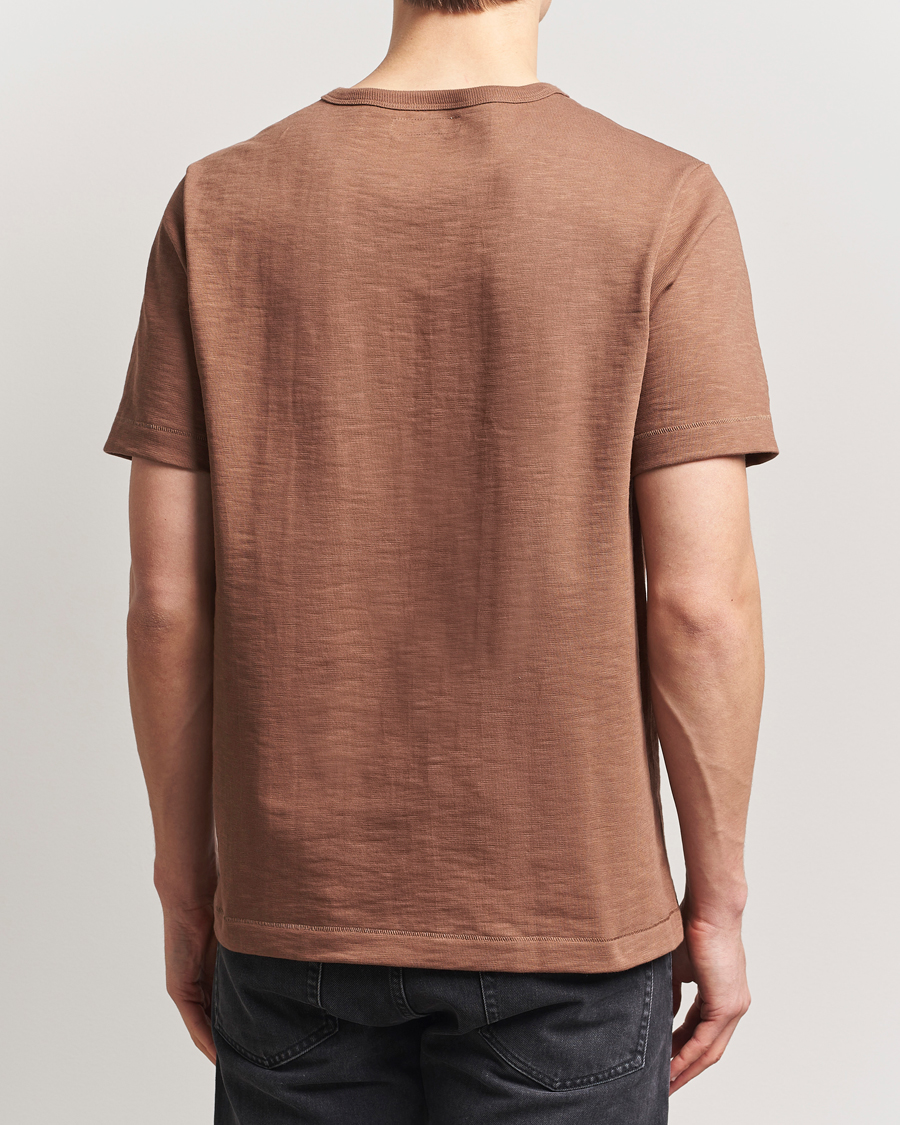 Herre | T-Shirts | Merz b. Schwanen | Relaxed Loopwheeled Heavy T-Shirt Nut