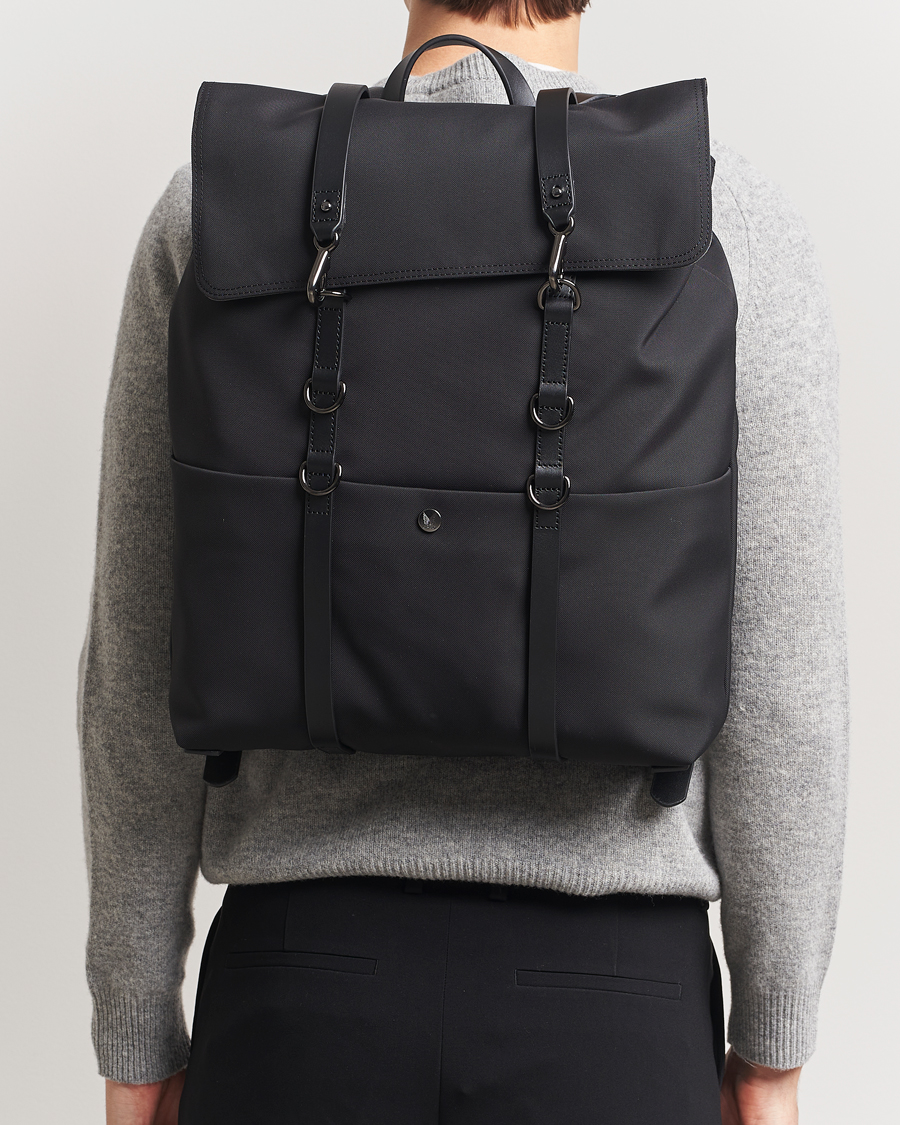 Herre | Vesker | Mismo | M/S Nylon Backpack Eclipse Black/Black