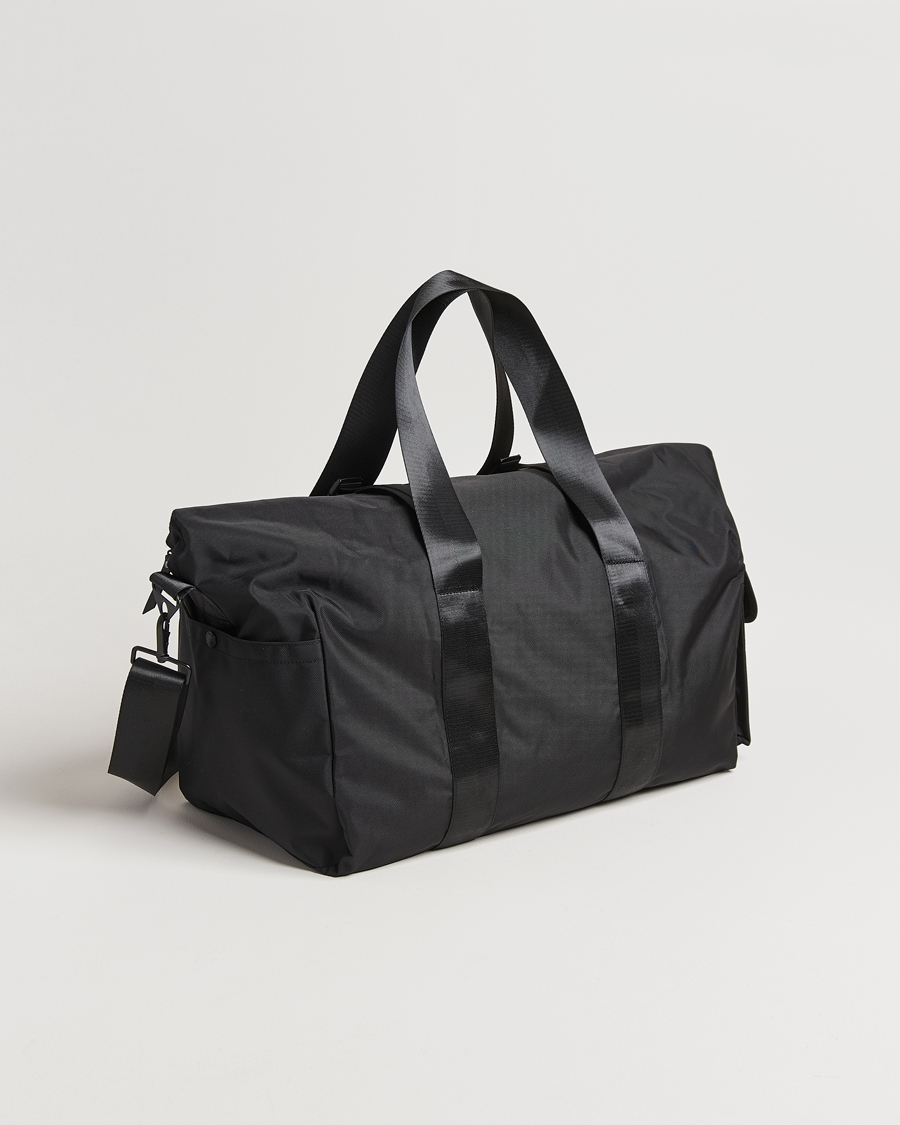 Herre | Vesker | Parajumpers | Nylon Canvas Weekender Bag Black