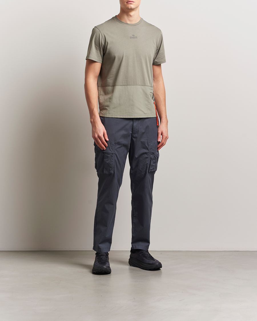 Herre | Bukser | Parajumpers | Edmund Garment Dyed Twill Cargo Pants Gargoyle