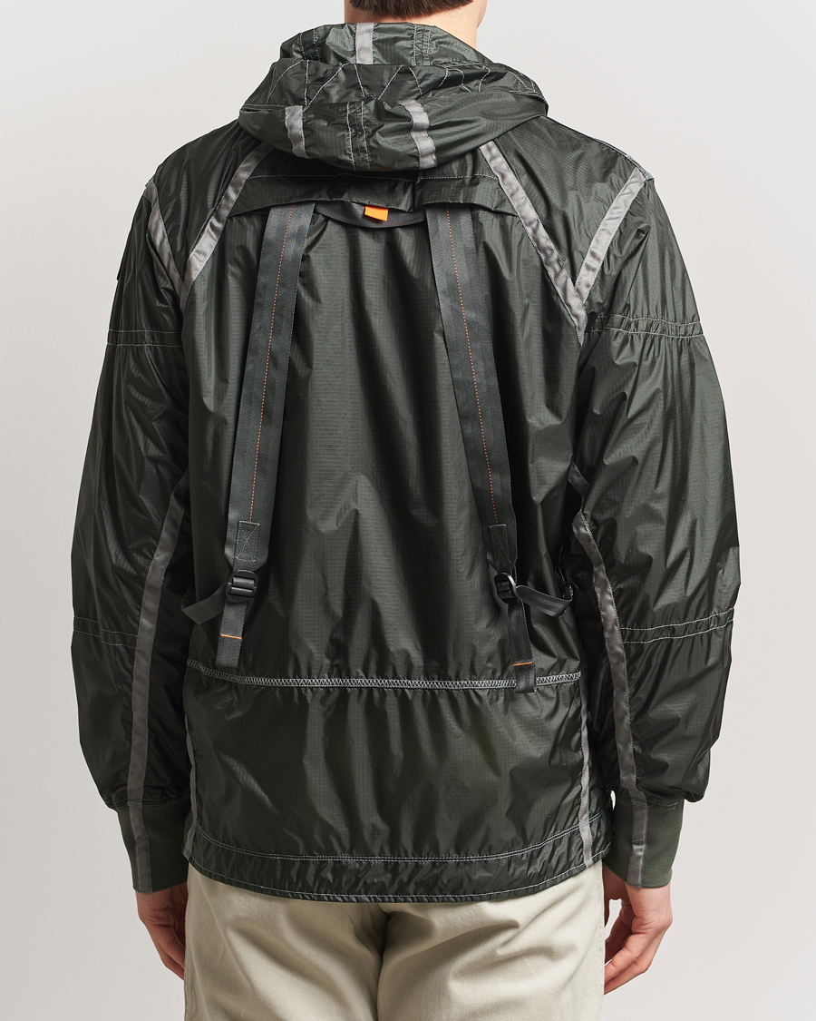 Herre | Jakker | Parajumpers | Edge Nylon Double Ripstop Hooded Jacket Thyme Green