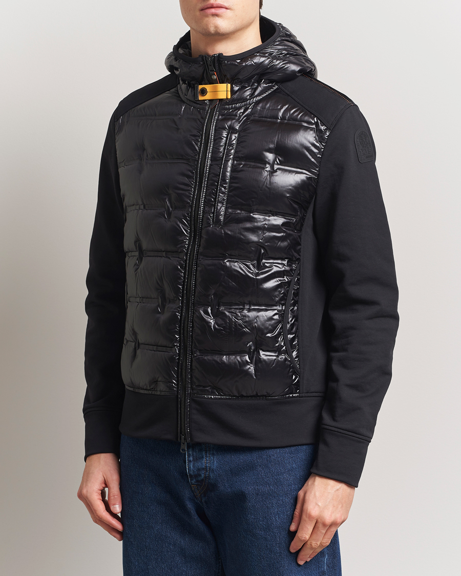 Herre | Jakker | Parajumpers | Faron Techno Hybrid Hooded Jacket Black