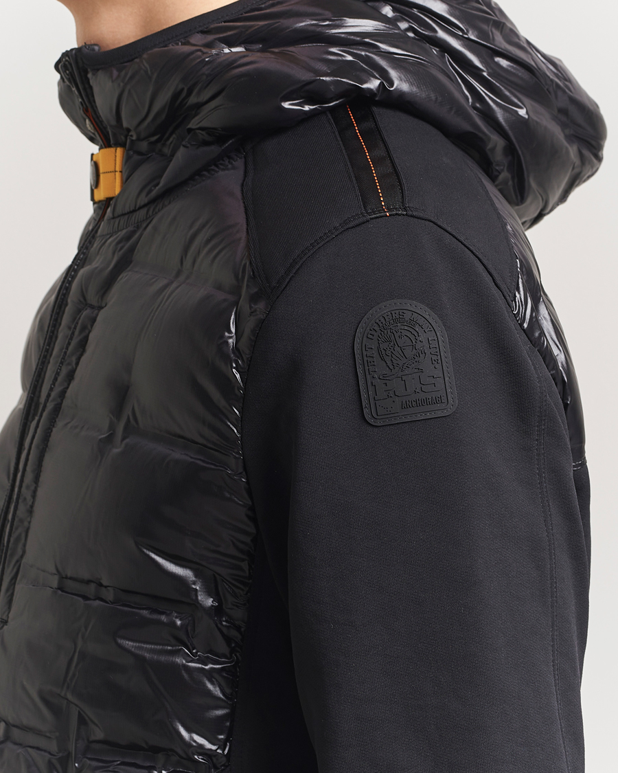 Herre | Jakker | Parajumpers | Faron Techno Hybrid Hooded Jacket Black