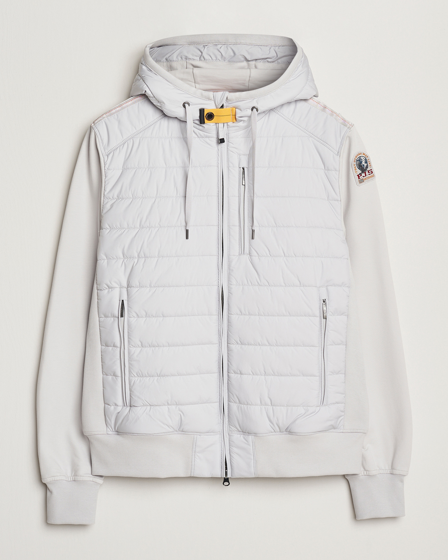 Herre | Jakker | Parajumpers | Ivor Hybrid Hooded Jacket Ghiaccio
