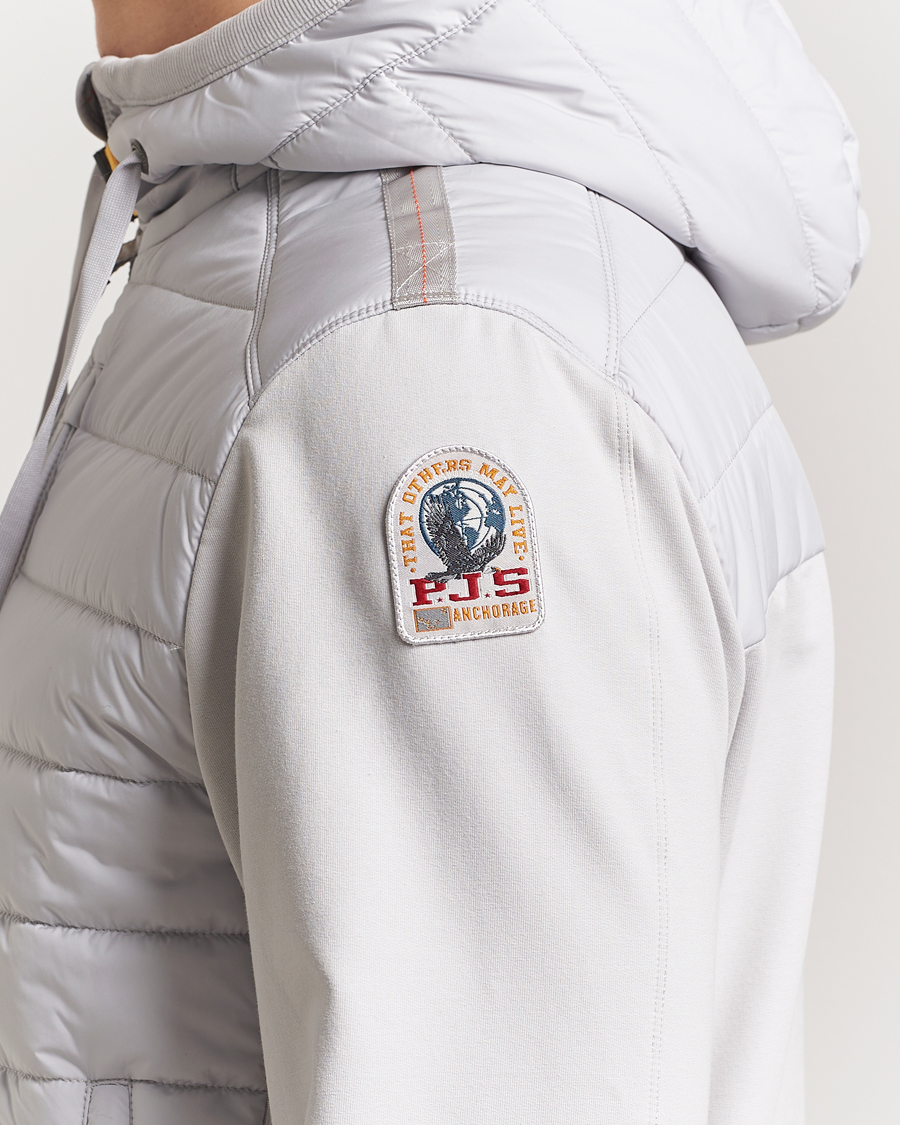 Herre | Jakker | Parajumpers | Ivor Hybrid Hooded Jacket Ghiaccio