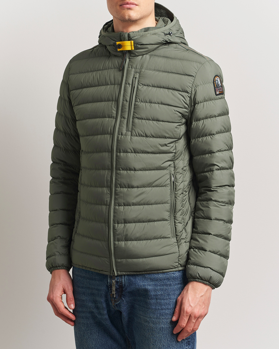 Herre | Jakker | Parajumpers | Last Minute Super Lightweight Hooded Jacket Thyme Green
