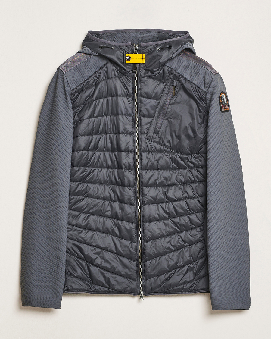 Herre | Jakker | Parajumpers | Nolan Mesh Hooded Hybrid Gargoyle