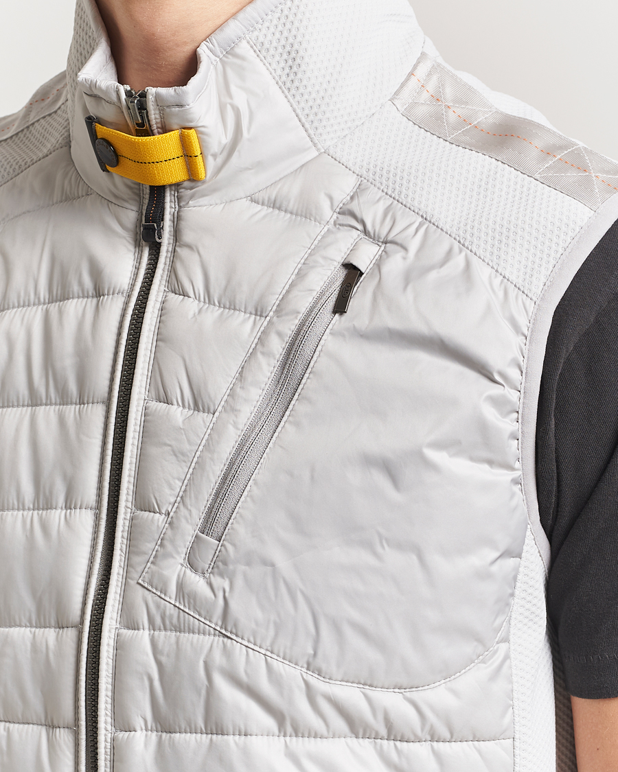 Herre | Vester | Parajumpers | Zavier Hybrid Vest Ghiaccio