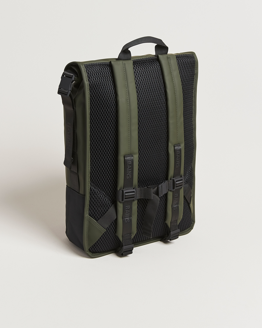 Herre | Vesker | RAINS | Trail Rolltop Backpack Green