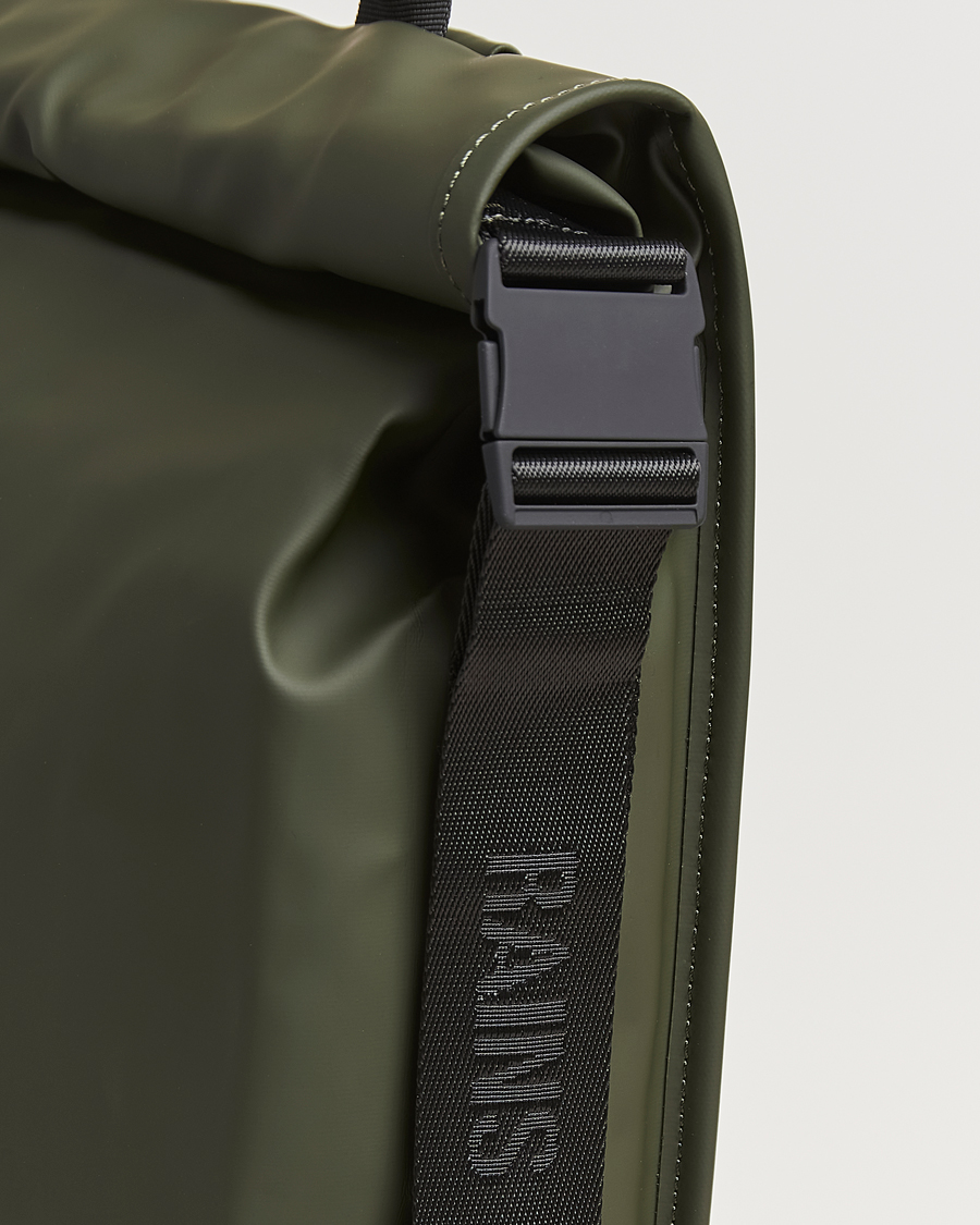 Herre | Vesker | RAINS | Trail Rolltop Backpack Green