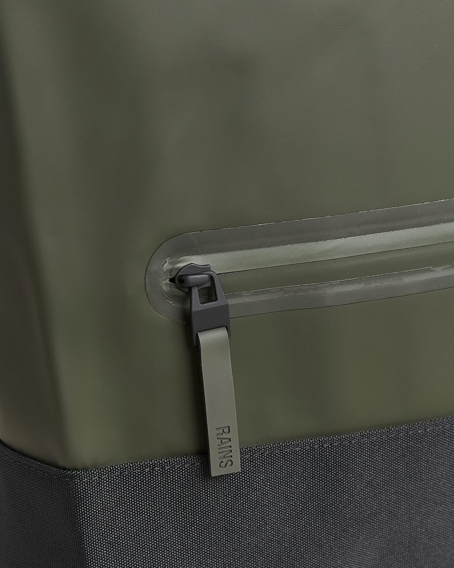 Herre | Vesker | RAINS | Trail Rolltop Backpack Green