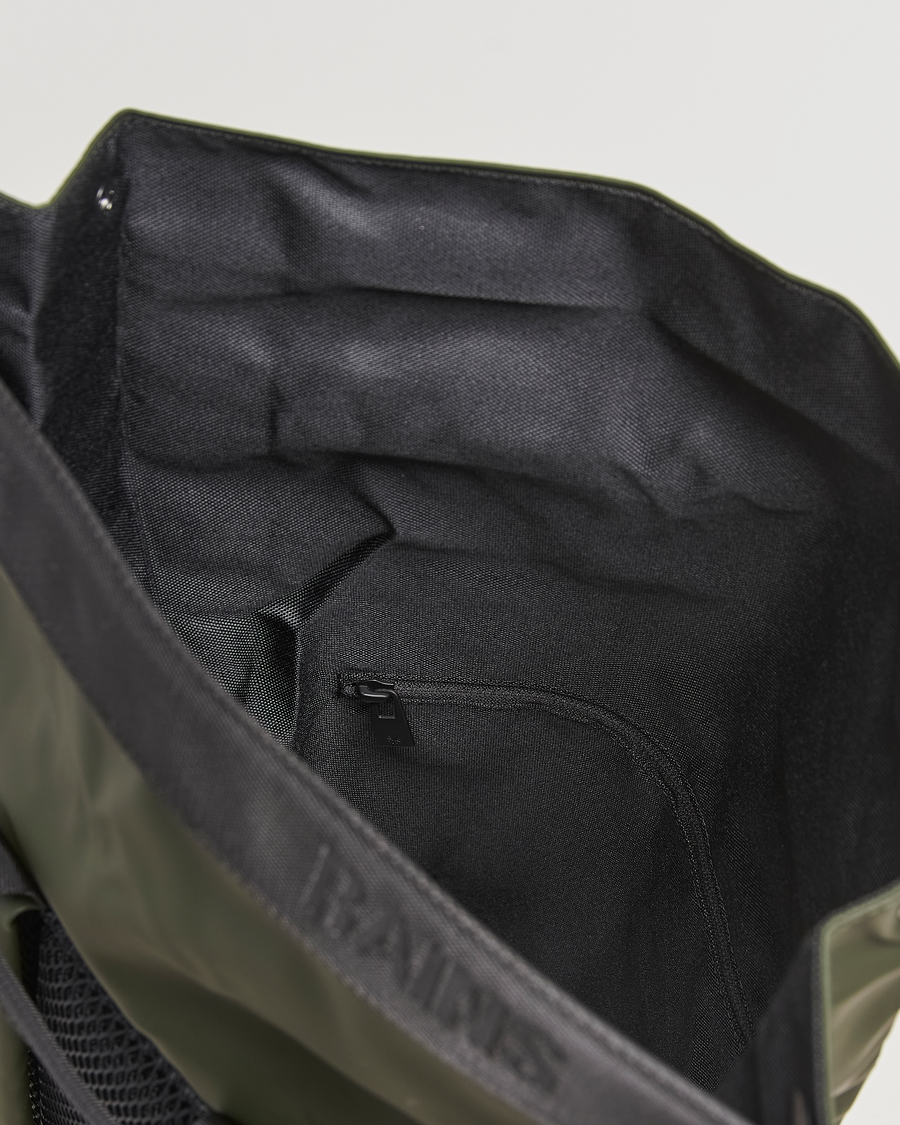 Herre | Vesker | RAINS | Trail Rolltop Backpack Green