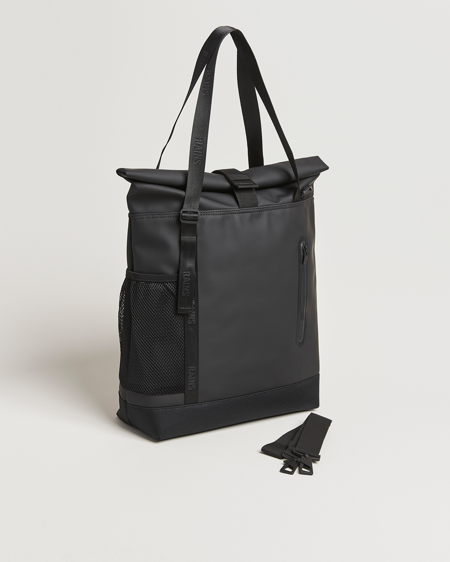 Herre | Vesker | RAINS | Trail Rolltop Tote Bag Black