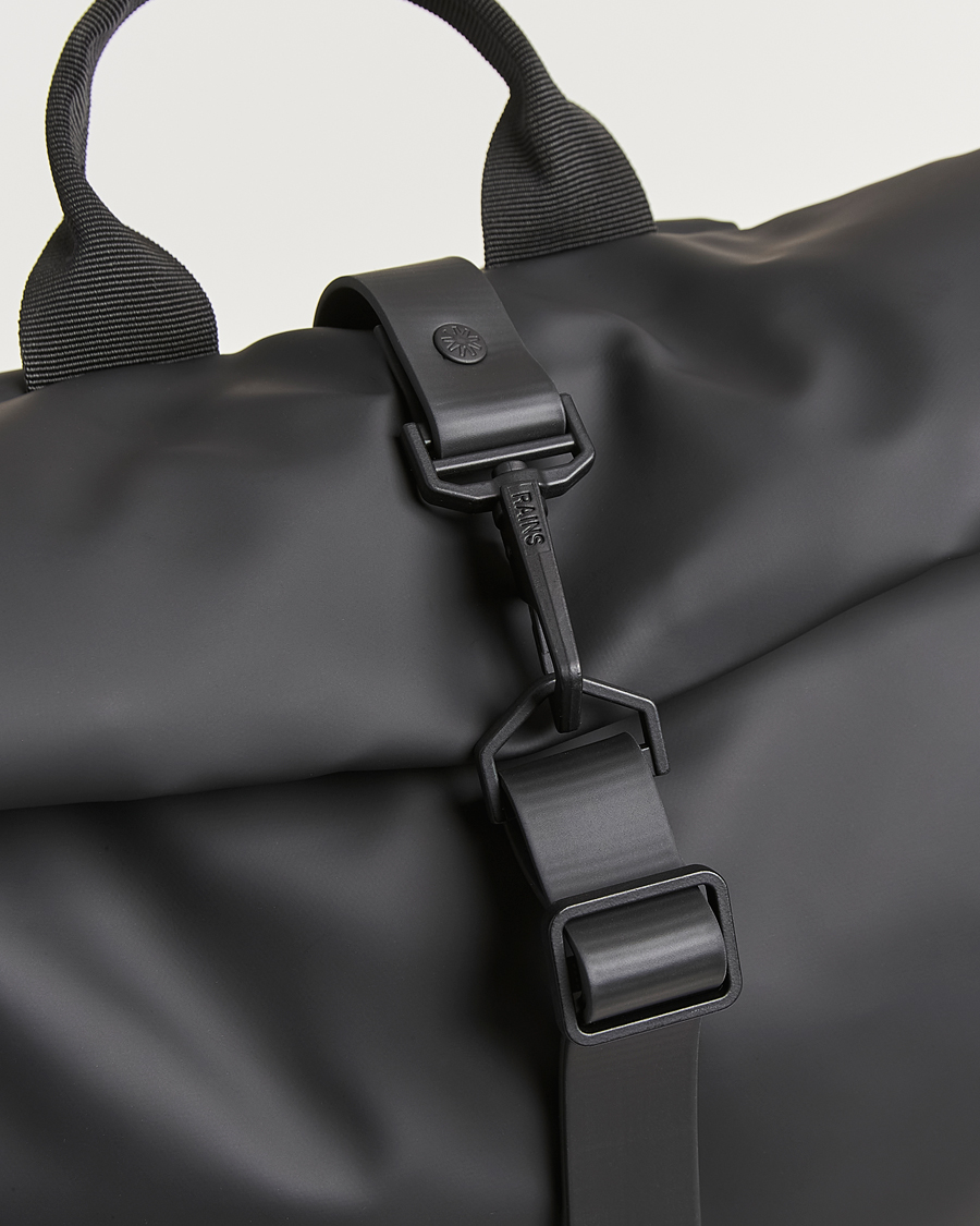 Herre | Vesker | RAINS | Rolltop Large Rucksack Black